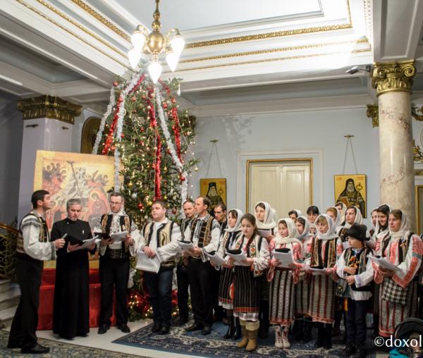 Colindători la Reședința Mitropolitană - parohia Sabasa, protopopiatul Ceahlău