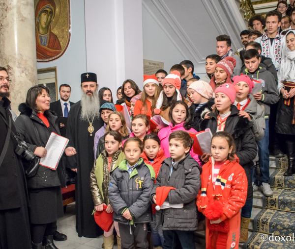 Colindători la Reședința Mitropolitană - filialele ATOR: Iași, Tg. Neamț, Roznov, Pașcani, Holm, Podoleni și Belcești
