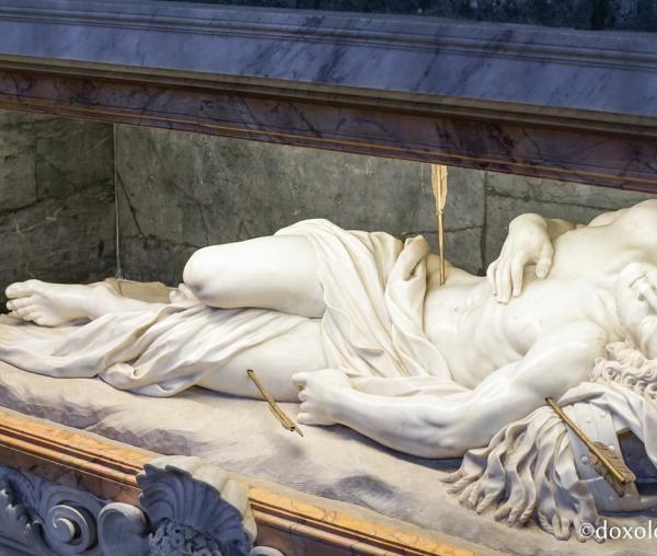 Catacombele și mormântul Sfântului Sebastian din Roma - galerie foto