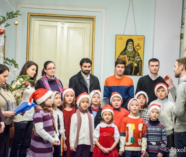 Colindători la Reședința Mitropolitană -parohia „Înălțarea Domnului”, Iași
