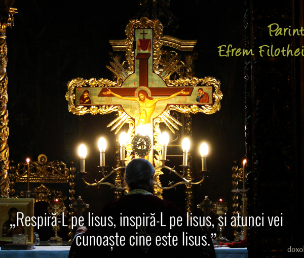 Respiră-L pe Iisus, inspiră-L pe Iisus!