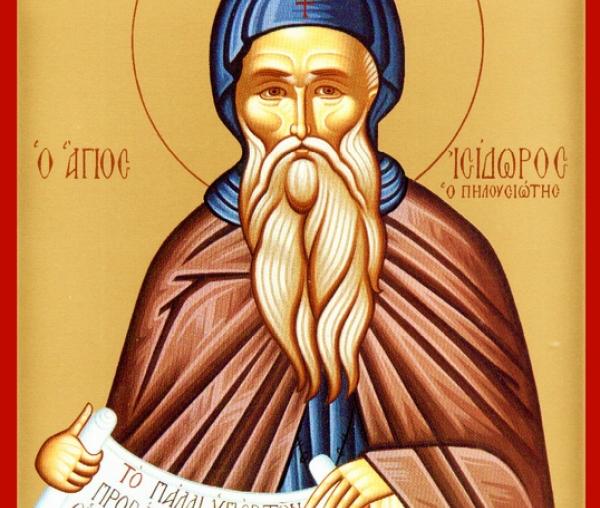 Sfântul Isidor Pelusiotul