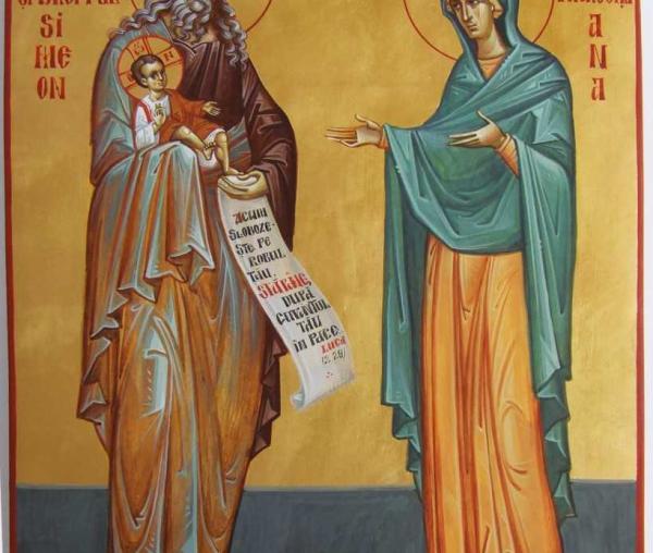 Sfântul şi Dreptul Simeon şi Sfânta Prorociţă Ana