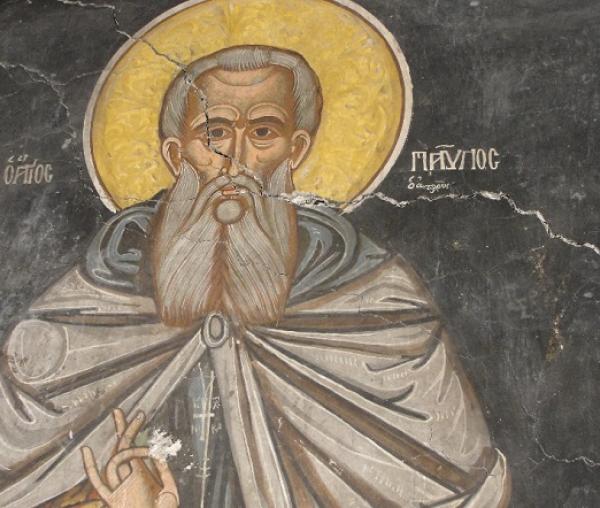 Sfântul Cuvios Pavel cel Simplu