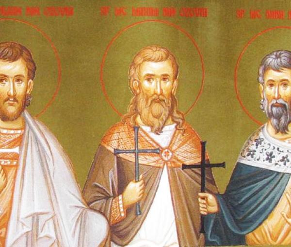 Sfinţii Mucenici Maxim, Cvintilian şi Dadas din Ozovia