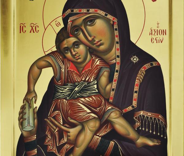 Icoana Maicii Domnului „Axion Estin”