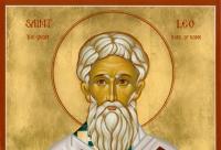 Viața Sfântului Ierarh Leon, Episcopul Romei