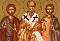 Troparul Sfântului Sfințit Mucenic Eusebiu, Episcopul Samosatelor (în limba greacă)