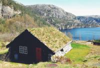 casă tradițională norvegiană