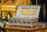 racla cu moaștele Sfintei Maria Magdalena în Catedrala Mitropolitană din Iași