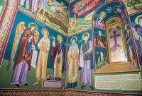 Sfântul Paisie Aghioritul pictat la Mănăstirea Zosin