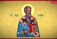 Troparul Sfântului Ierarh Leon, Episcopul Romei