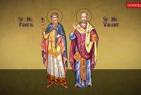 Troparul Sfinților Mucenici Valent și Pamfil