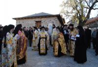 Litanie cu icoana Maicii Domnului Glykofilousa la Mănăstirea Filoteu