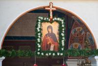 icoană cu Sfânta Cuvioasă Teodora de la Sihla