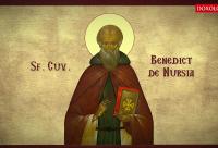 Sfântul Cuvios Benedict de Nursia