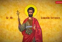 Troparul Sfântului Mucenic Longhin Sutașul