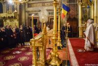 Părintele Rafail Noica în Catedrala Mitropolitană din Iași