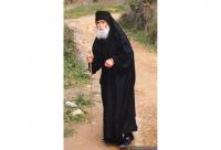 Sfântul Paisie Aghioritul cu toiag