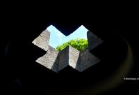 gaură în formă de cruce