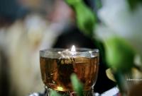 candelă aprinsă