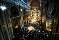 interiorul Catedralei Mitropolitane din Iași