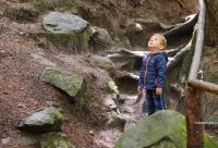 copil privind în sus