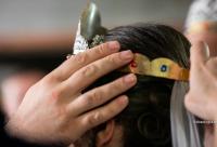 punerea cununiei pe capul miresei