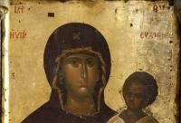 Icoana Maicii Domnului „Izvorâtoarea de mir” (Mirovlitissa) – Mănăstirea „Sfântul Pavel”, Athos
