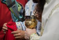 preot împărtășind