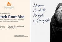 Afiș conferință pr. Pimen Vlad la Iași