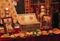 Racliță cuprinzând părticele din moaștele Fericitului Augustin și ale mamei sale, Monica, Mănăstirea Sfântului Augustin