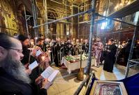 Denia Prohodului Domnului la Mănăstirea Sfinții Trei Ierarhi din Iași