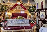 Moaștele Sfântului Ierarh Grigorie Teologul în Nea Karvali, Grecia