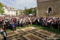 Credincioșii din Botoșani, în rugăciune de sărbătoarea Sfântului Mare Mucenic Gheorghe