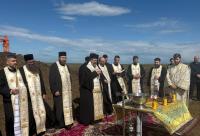 sfințire teren fabrică de lumânări Sfântul Mina Arhiepiscopia Iașilor