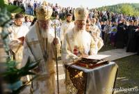 Un nou locaș de rugăciune la Schitul Pocrov, sfințit de doi ierarhi