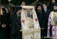 Icoana Maicii Domnului Vimatarissa (Altarița) de la Mănăstirea Vatoped