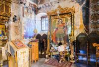 Icoana Sfântului Arhanghel Mihail de la Mănăstirea Tharri din Insula Rodos