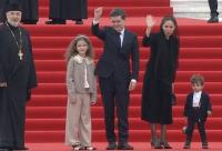 Lideri de stat și membri ai Casei Regale, la sfințirea Catedralei Naționale / Captură Trinitas TV Lideri de stat și membri ai Casei Regale, la sfințirea Catedralei Naționale
