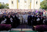 După aproape 35 de ani de lucrări, Biserica „Adormirea Maicii Domnului” Galata a primit veșmânt nou de har