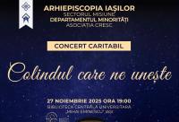 „Colindul care ne unește” – Concert caritabil la Iași