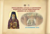 Proclamarea locală a canonizării Sfântului Arsenie de la Prislop – Programul evenimentelor