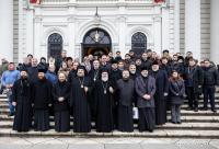 (Video) Sărbătoarea Sfinților Trei Ierarhi la Catedrala Mitropolitană: PS Ignatie și PS Nichifor Botoșăneanul, alături de profesorii și studenții teologi