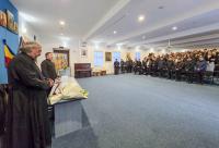 Părintele profesor Vasile Păvăleanu, sărbătorit la Seminarul Teologic de la Mănăstirea Neamț