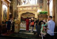 Racla cu moaștele Sf. Parascheva din Catedrala Mitropolitană de la Iași