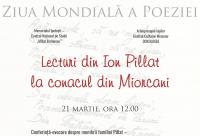 Pe urmele poetului Ion Pillat, la conacul familiei Pillat din Miorcani