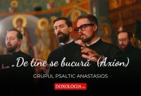 Axion la Liturghia Sfântului Vasile cel Mare, glas 5