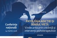 Conferința „Patologia adicției și sensul vieții. Vindecarea prin credință și intervenții psihoterapeutice” la Mănăstirea Văcăreștii Noi