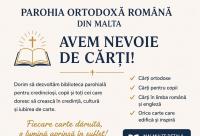Parohia Ortodoxă Română din Malta lansează o campanie pentru înființarea unei biblioteci parohiale